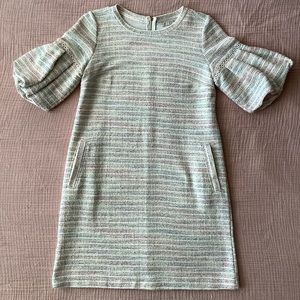 LOFT Tweed Shift Dress Size Small
